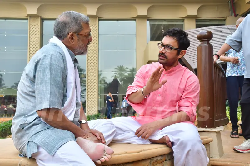 Aamir Khan and Nana Patekar snapped promoting Vanvaas
