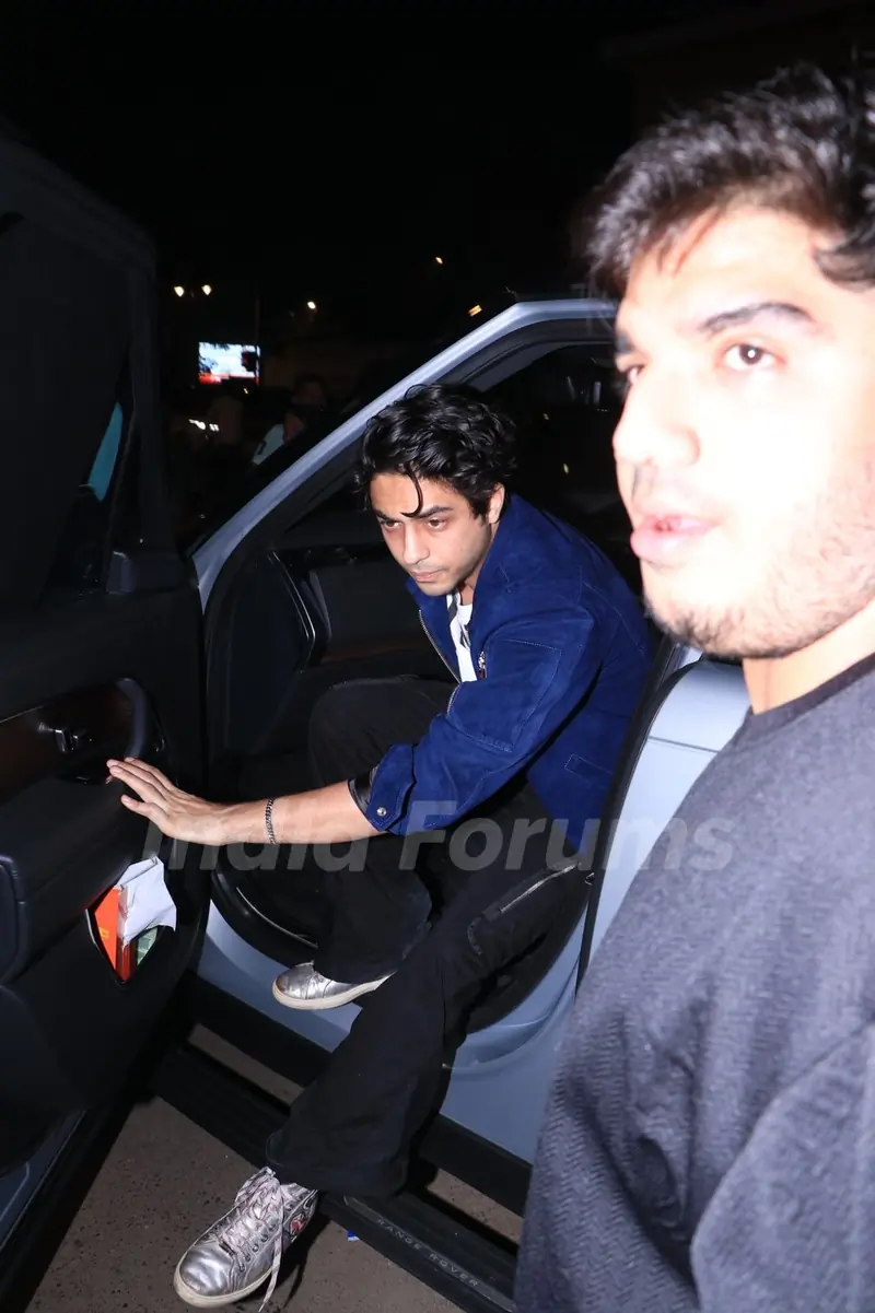 Aryan Khan snapped celebrating New Year