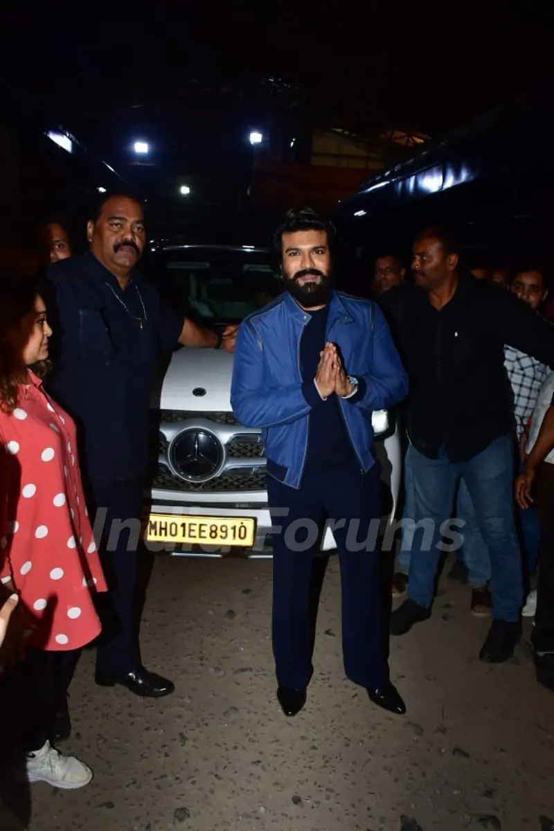 Ram Charan snapped in the city