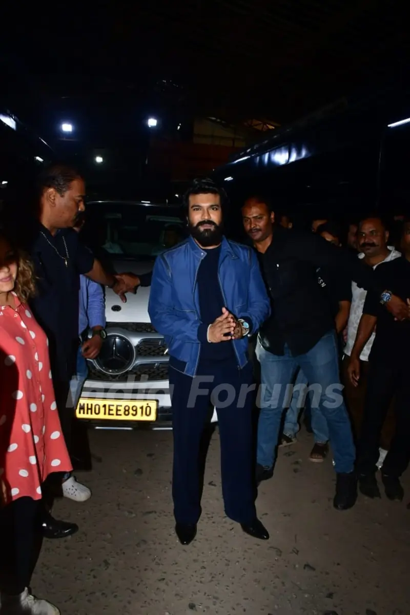 Ram Charan snapped in the city
