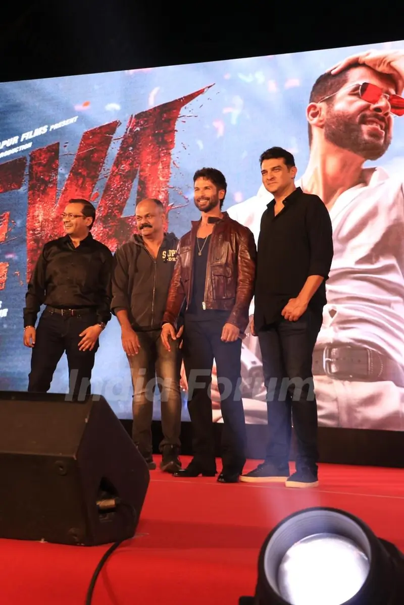 Shahid Kapoor and Siddharth Roy Kapur snapped at 'Deva' teaser launch