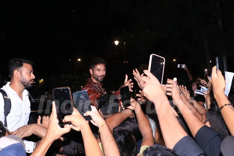 Shahid Kapoor snapped at 'Deva' teaser launch