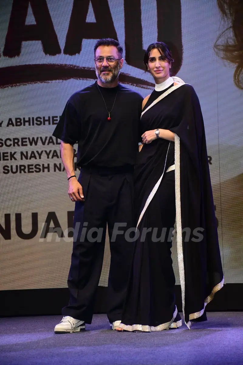 Abhishek Kapoor snapped at the trailer launch of 'Azaad'