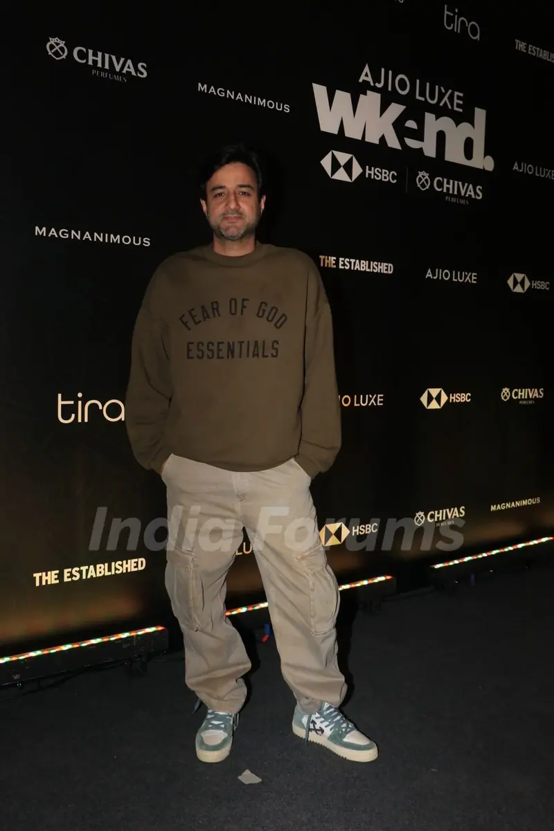 Siddharth Anand walk the red carpet of Ajio Luxe Weekend Celebration of Fashion, Art, and Design