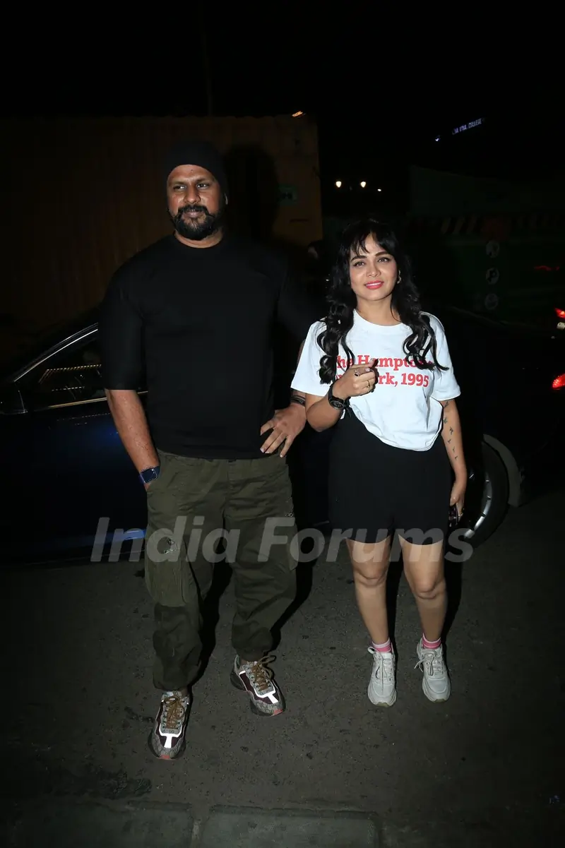 Celebrities snapped at Anusha Dandekar’s birthday bash at Bastian