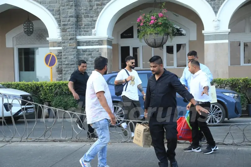 Virat Kohli snapped in the city