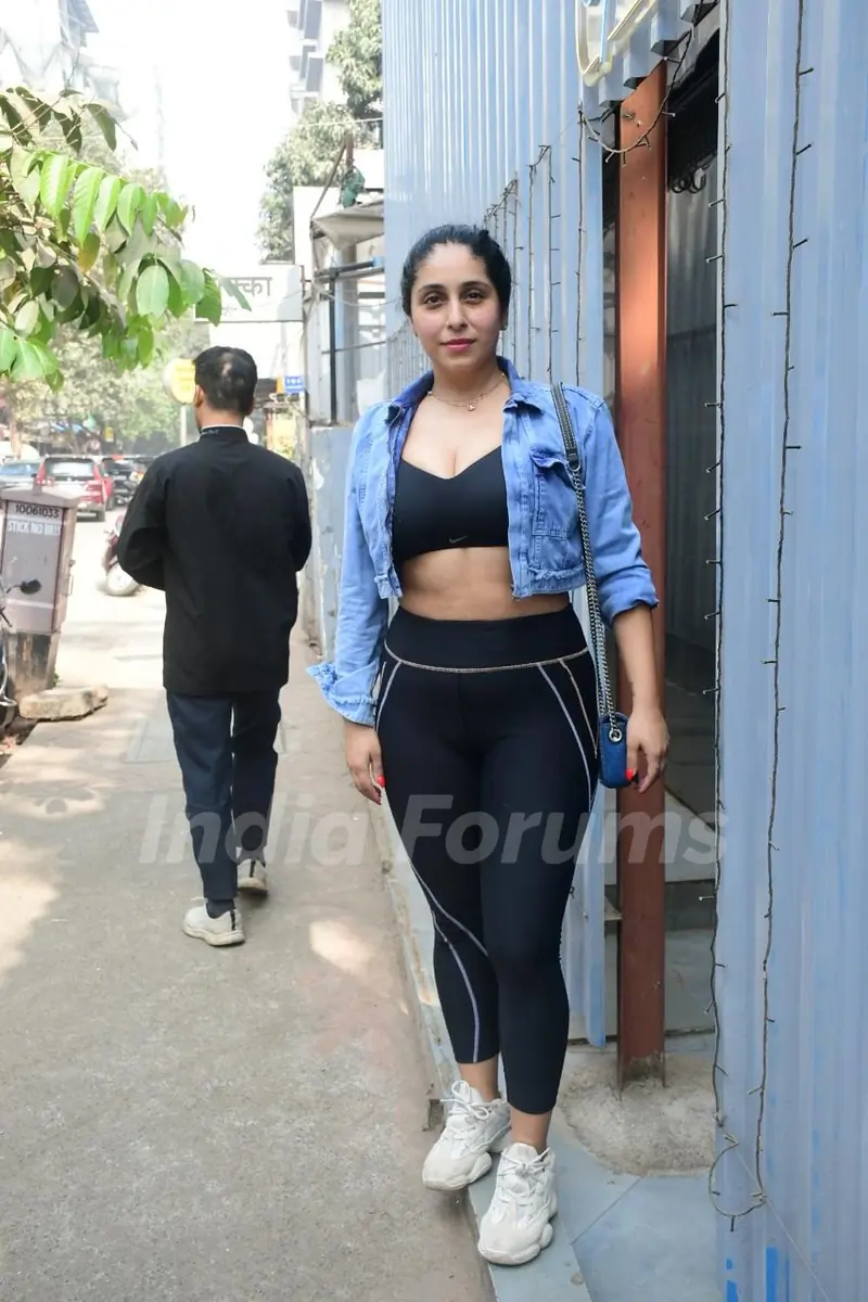 Neha Bhasin snapped in the city