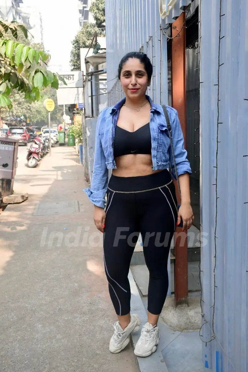 Neha Bhasin snapped in the city
