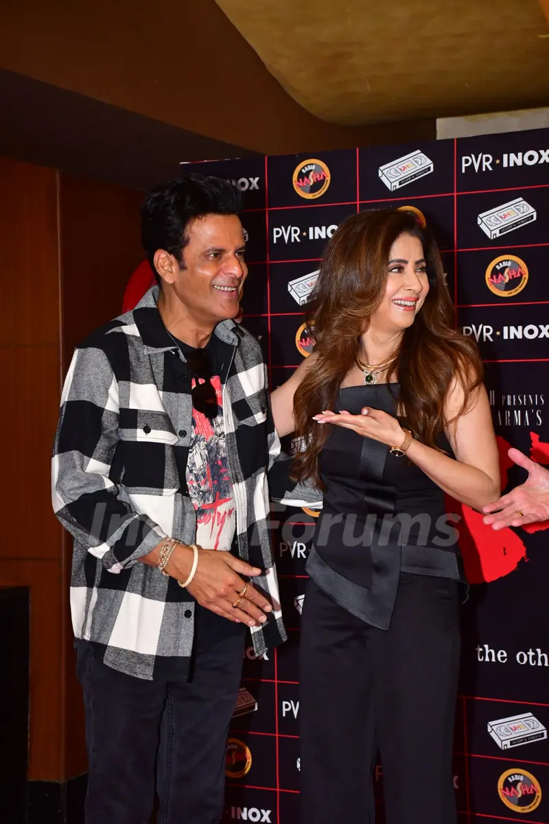 Urmila Matondkar and Manoj Bajpayee attend Satya’s re-release event