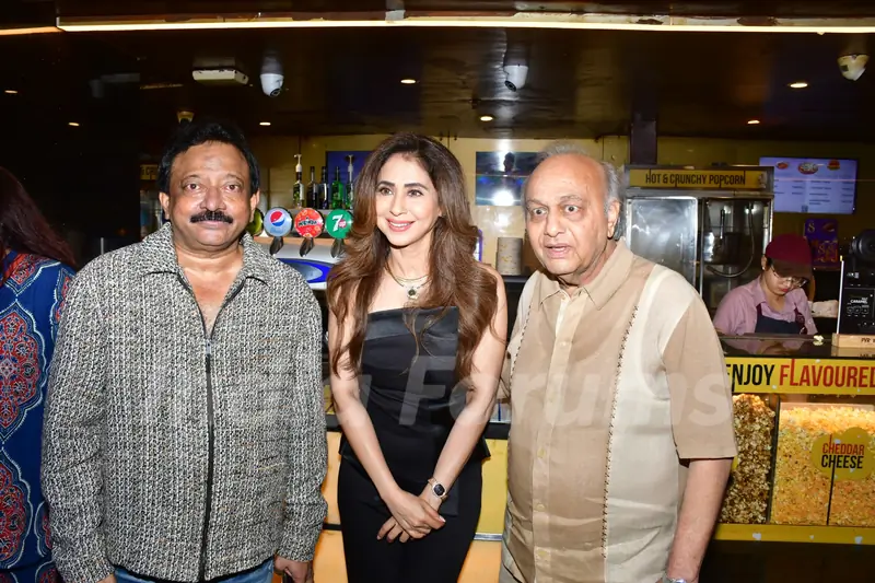 Urmila Matondkar and Ram Gopal Varma attend Satya’s re-release event