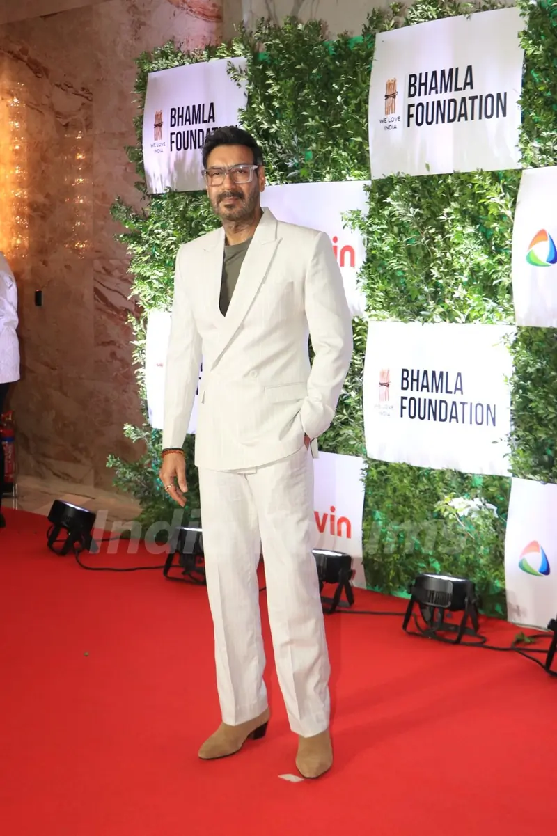 Ajay Devgn snapped at Bhamla Foundation’s event