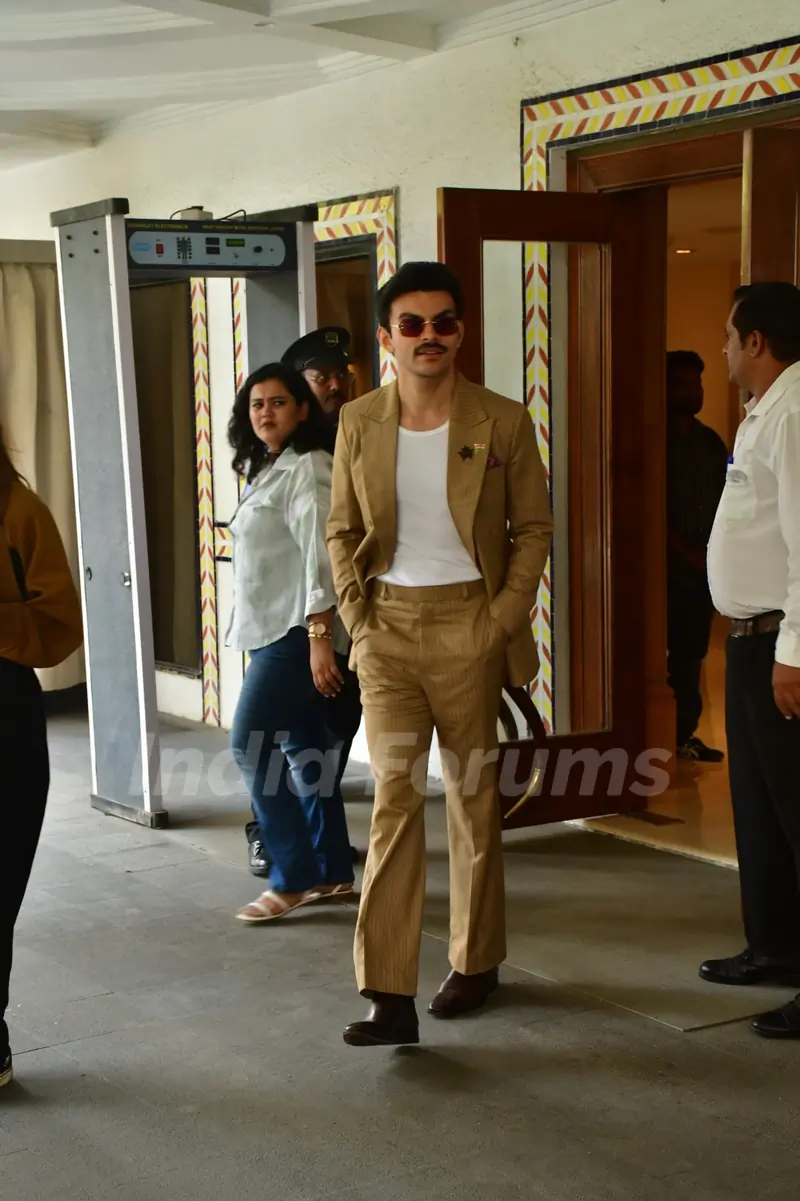 Veer Pahariya snapped promoting his film ‘Sky Force’ 