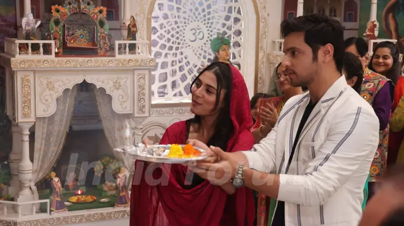 Adrija Roy and Shivam Khajuria BTS from Anupamaa 