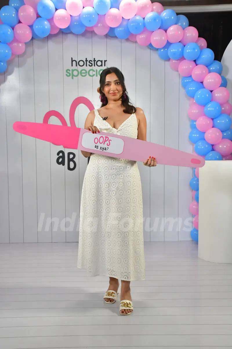 Shweta Basu Prasad snapped promoting her upcoming series Oops Ab Kya?