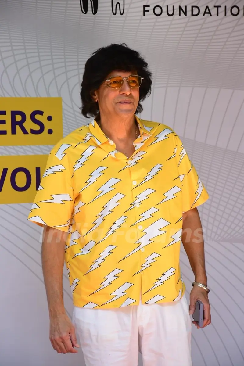 Chunky Panday snapped at 2nd Youth Eco Summit 2025 by Bajaj Foundation