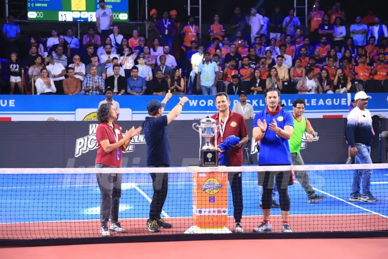 Aamir Khan and Ali Fazal snapped at the World Pickleball League