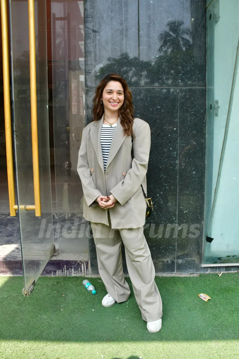 Tamannaah Bhatia snapped in the city