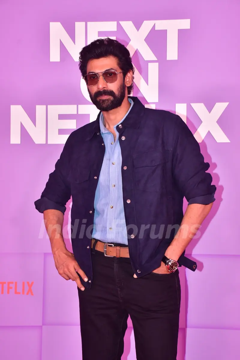 Rana Daggubati Grace The Red Carpet of Next on Netflix slate launch 2025 Event