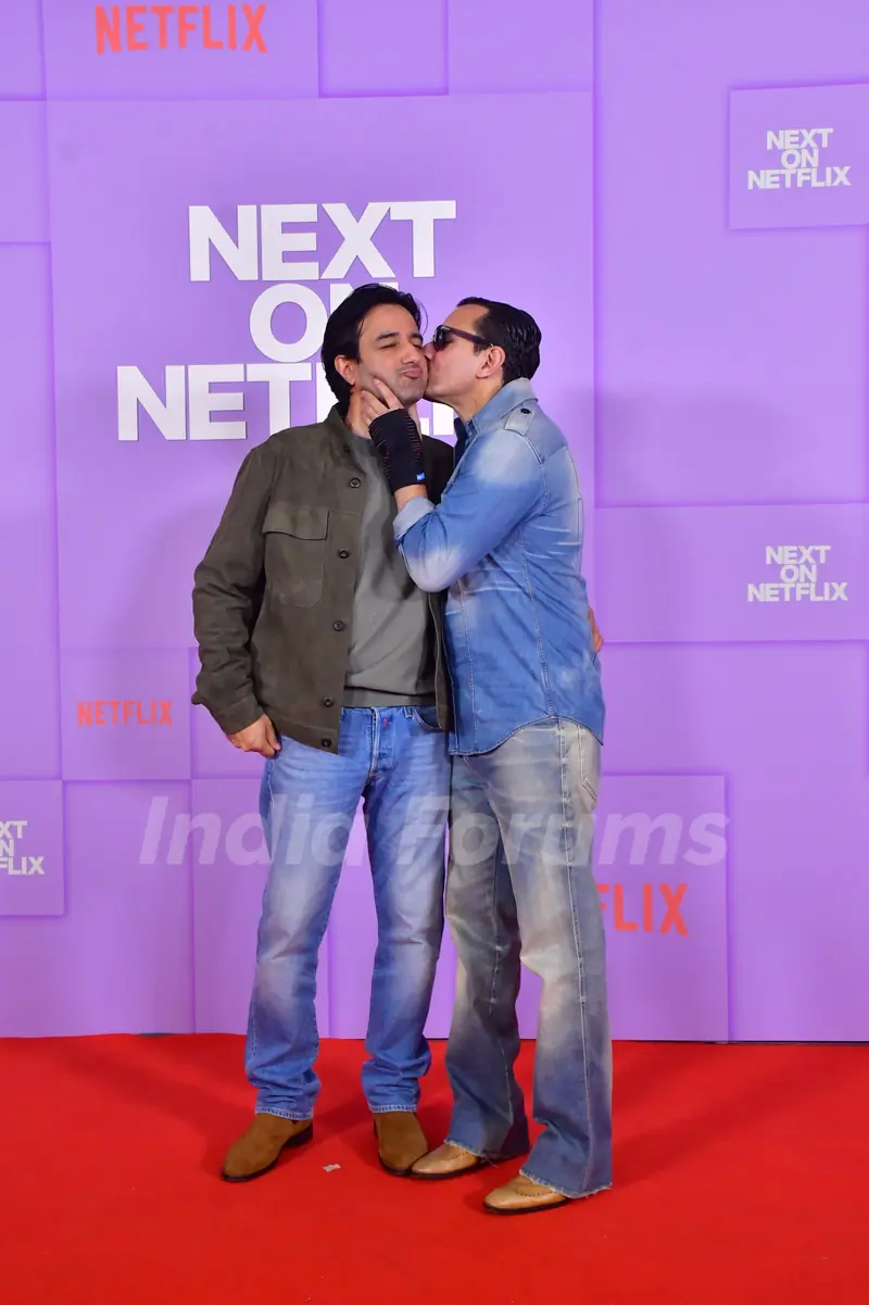 Saif Ali Khan and Siddharth Anand Grace The Red Carpet of Next on Netflix slate launch 2025 Event