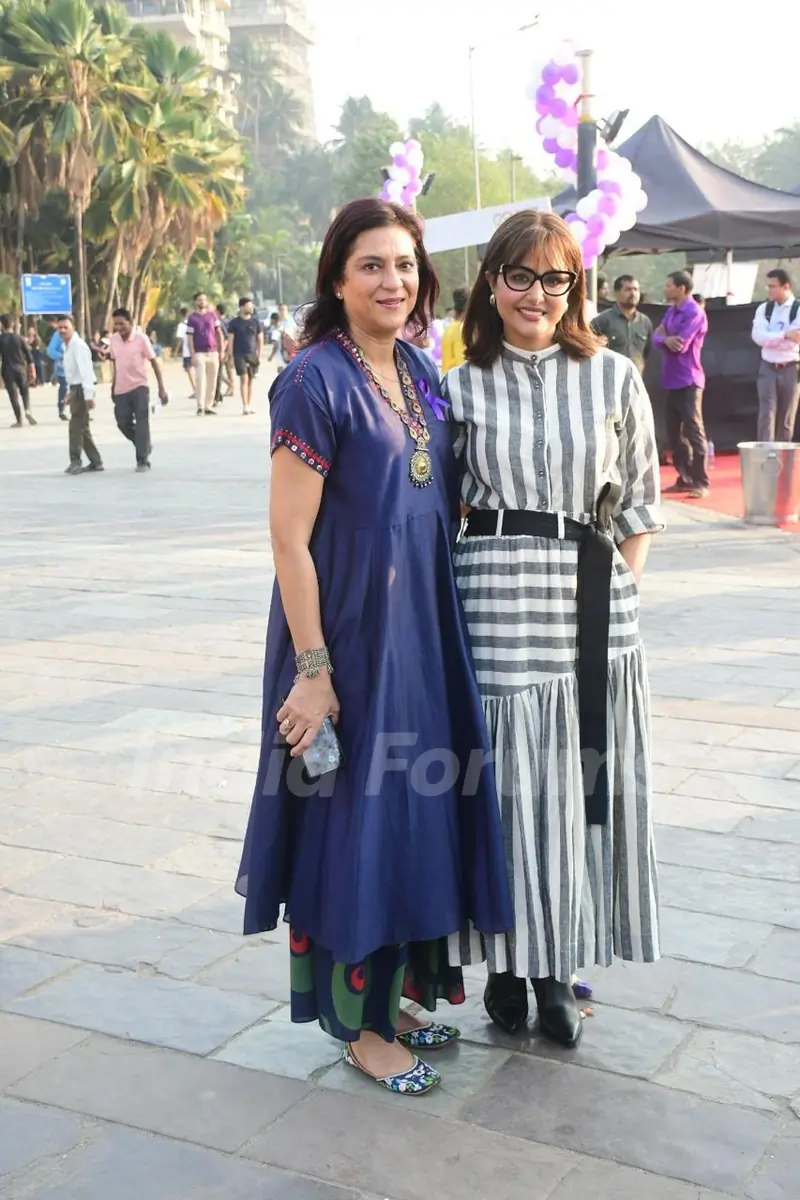 Hina Khan and Priya Dutt snapped at the World Cancer Day by Nargis Dutt Foundation
