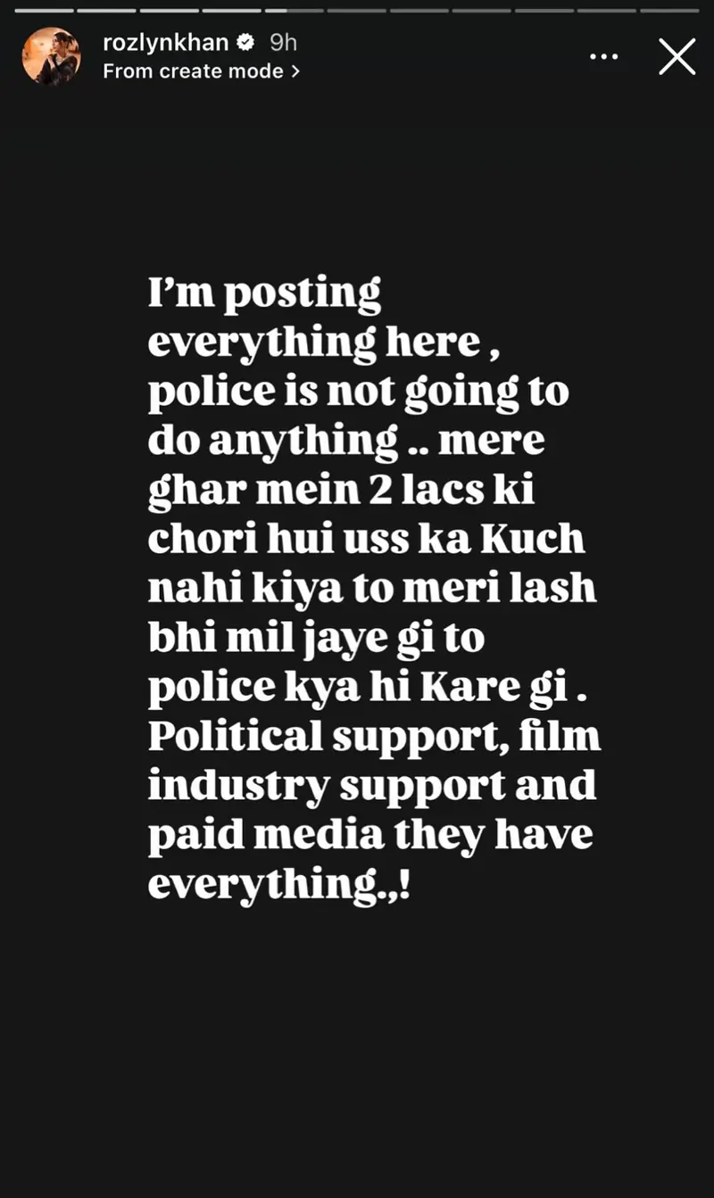 'Mujhe mentally HARASS..': Rozlyn Khan ACCUSES Hina Khan's team of PRESSURIZING her to commit SUICIDE