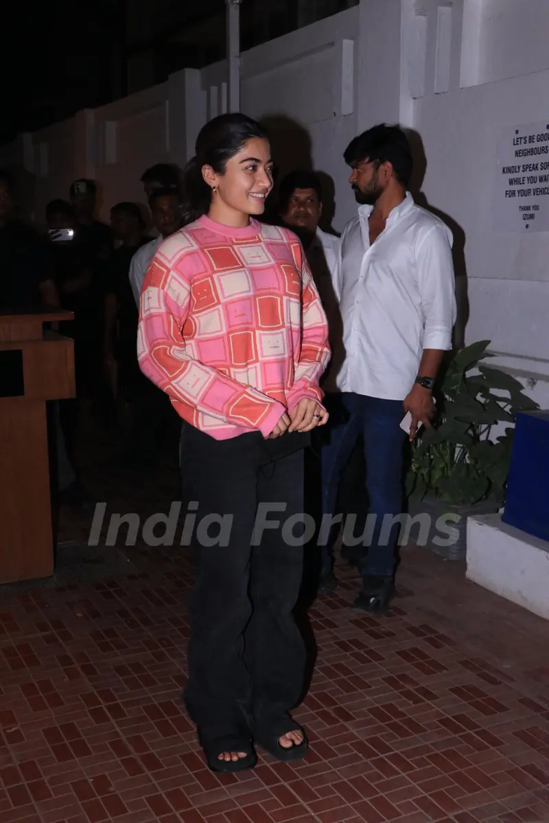 Rashmika Mandanna snapped In the city