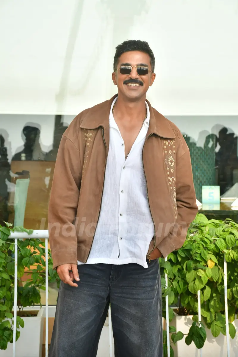 Saqib Saleem snapped promoting his Upcoming Zee5 Series Crime Beat