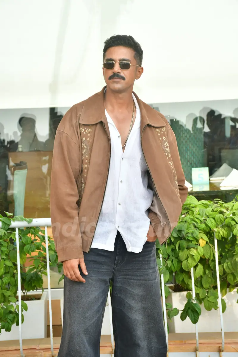 Saqib Saleem snapped promoting his Upcoming Zee5 Series Crime Beat