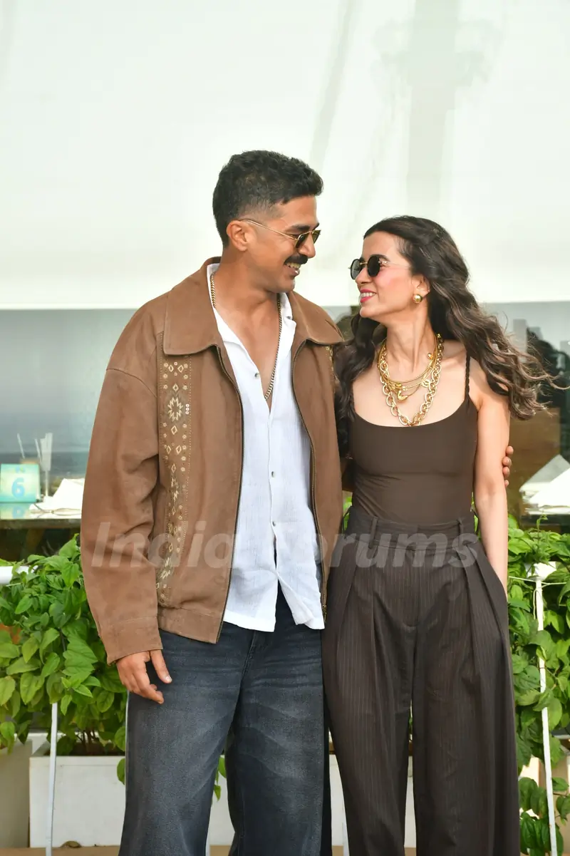 Saqib Saleem and Saba Azad snapped promoting their Upcoming Zee5 Series Crime Beat