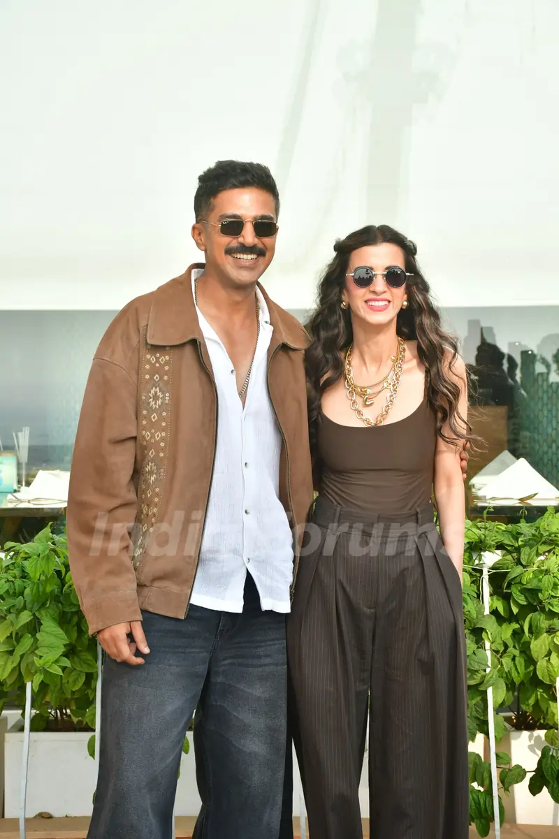 Saqib Saleem and Saba Azad snapped promoting their Upcoming Zee5 Series Crime Beat