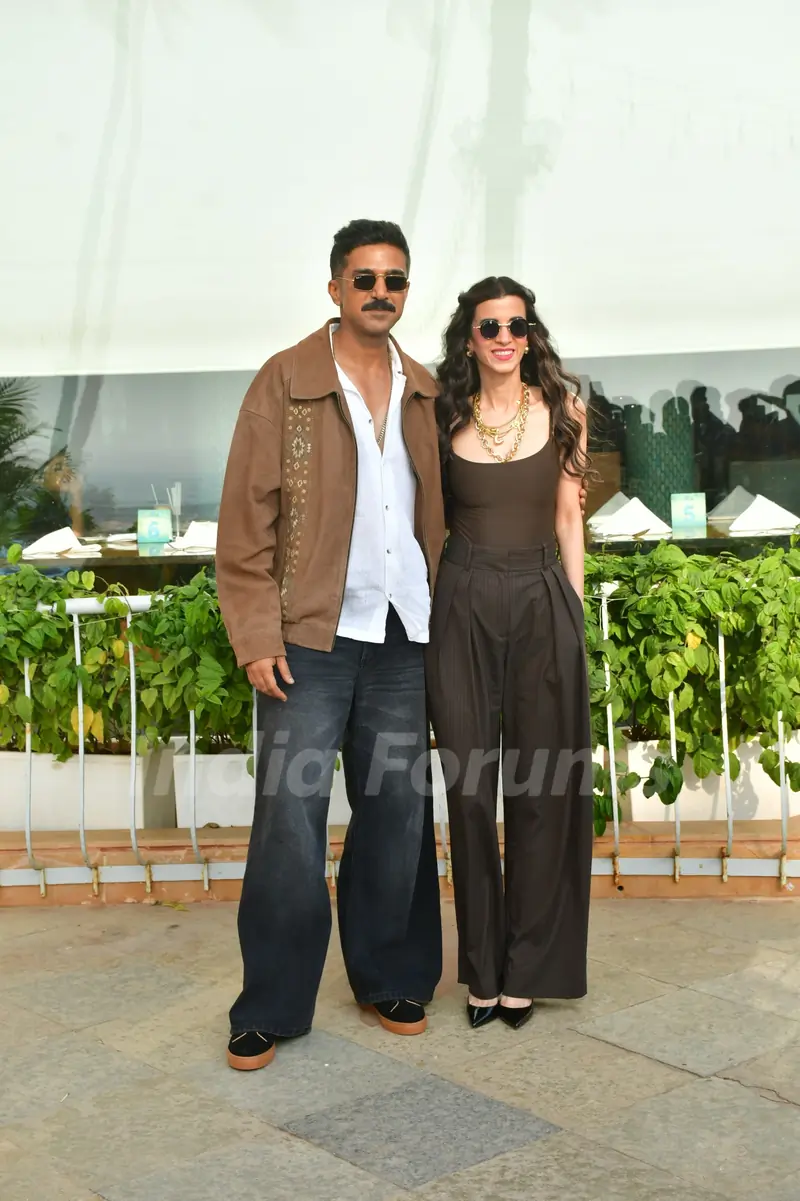 Saqib Saleem and Saba Azad snapped promoting their Upcoming Zee5 Series Crime Beat