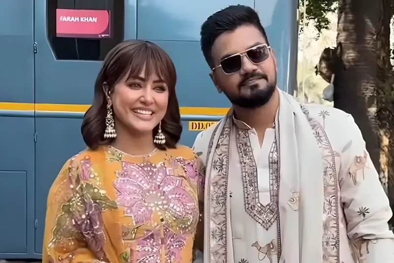 Hina Khan and Rocky Jaiswa