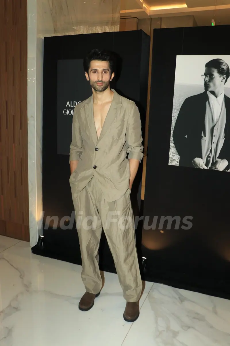 Sidhant Gupta grace The Armani store launch