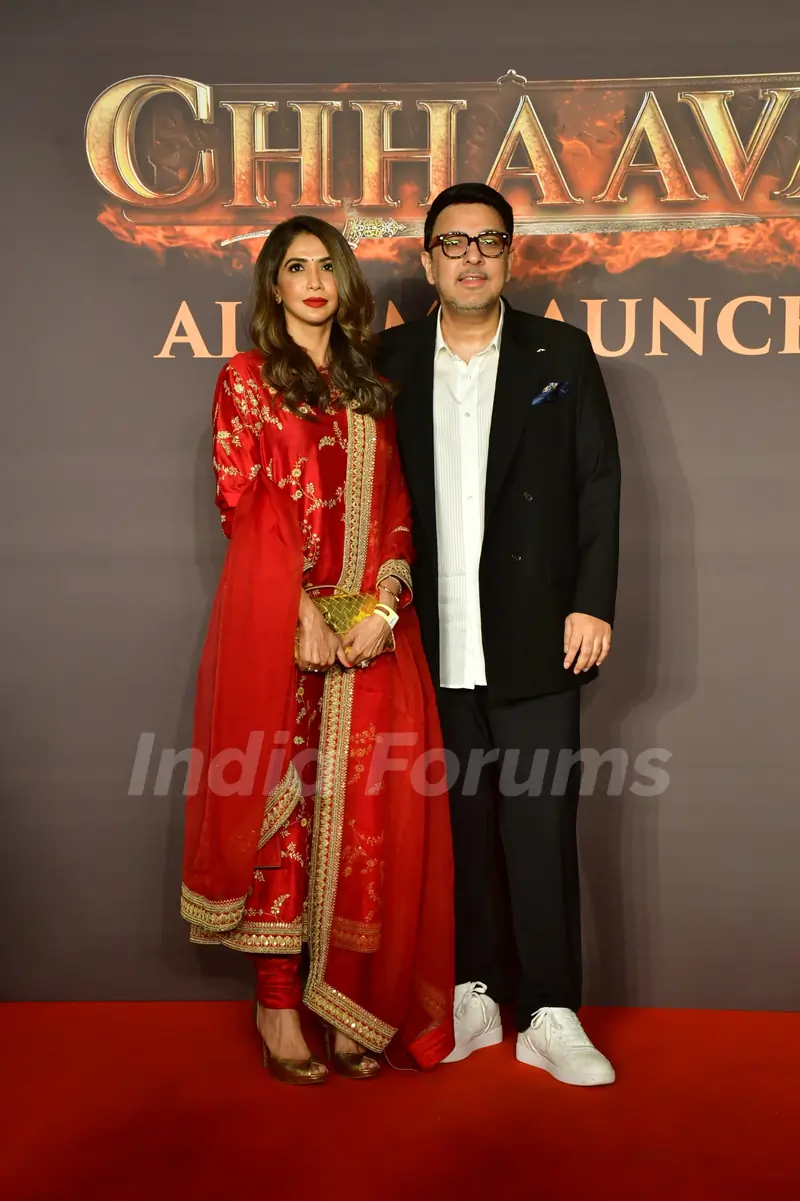 Dinesh Vijan snapped at Chhaava Album Launch