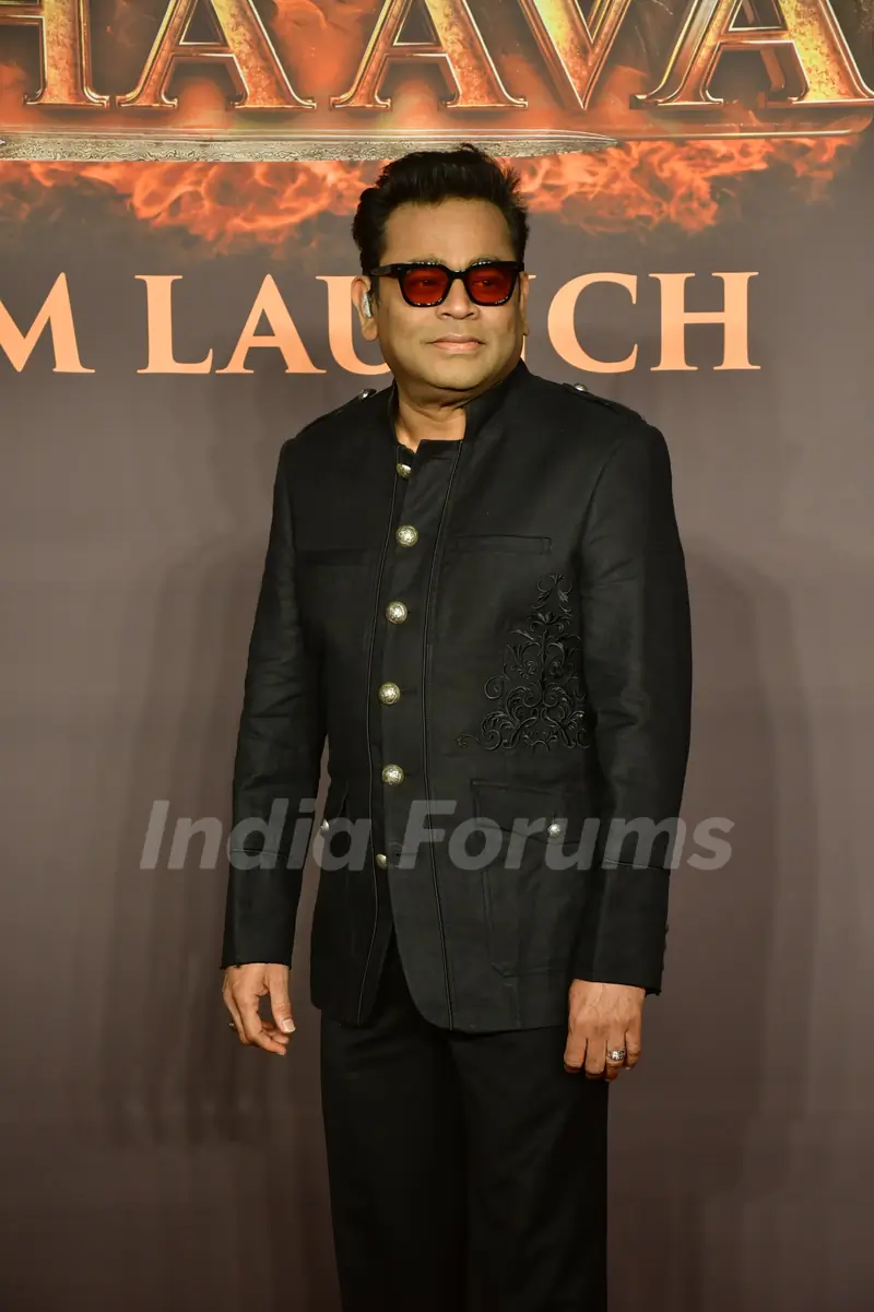 A.R. Rahman snapped at Chhaava Album Launch