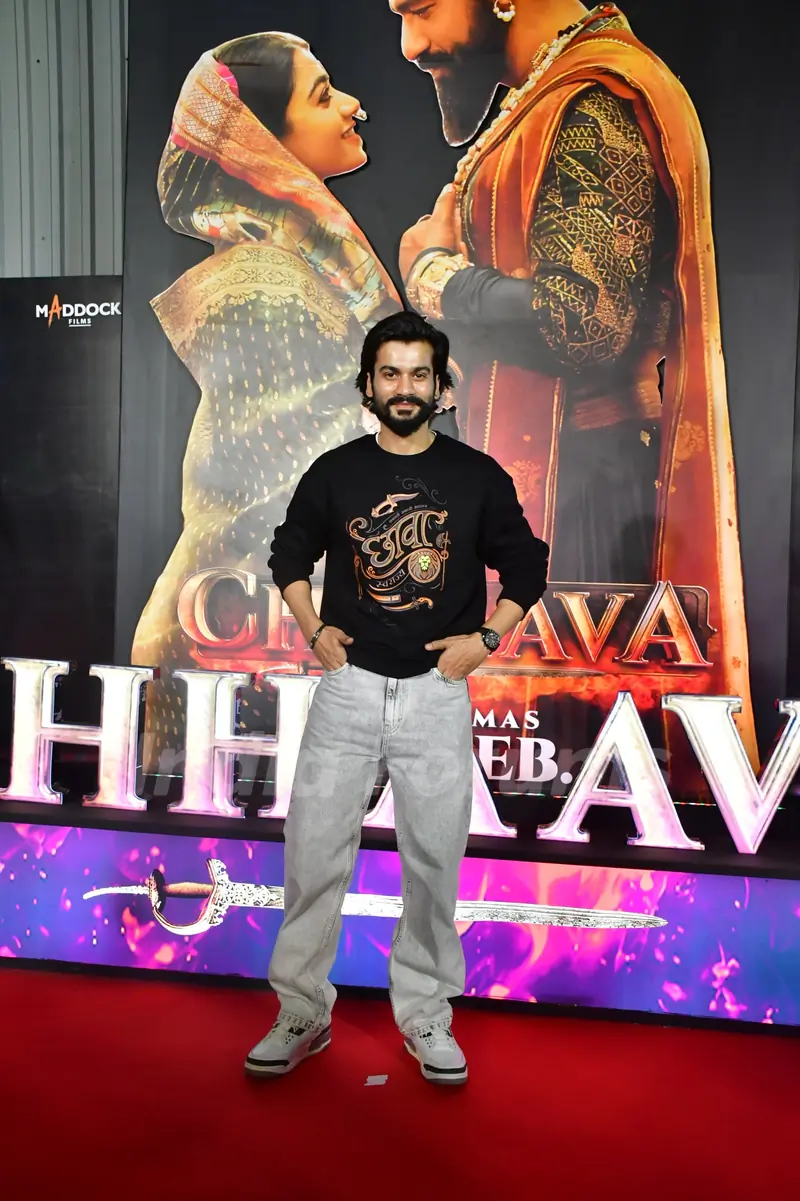 Sunny Kaushal grace the screeing of Chhaava