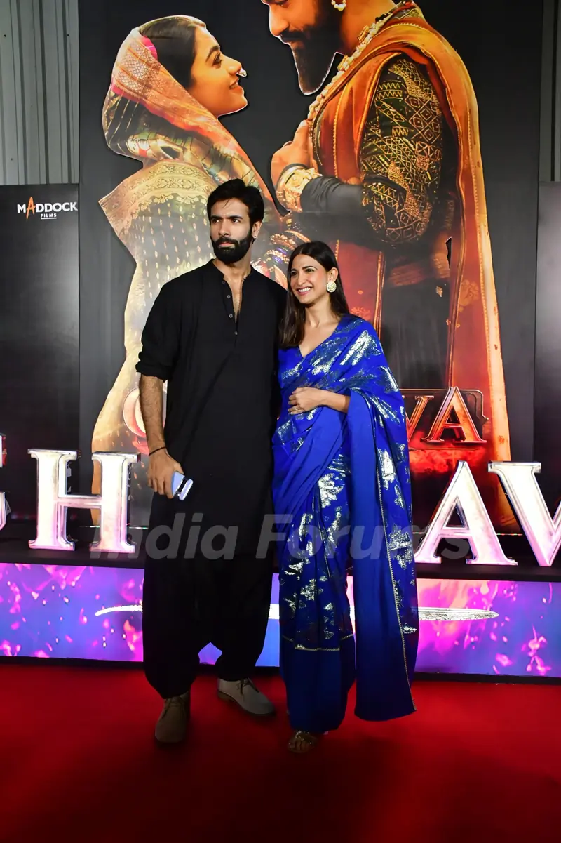 Aahana Kumra grace the screeing of Chhaava