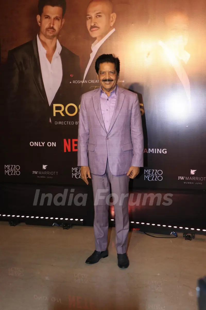 Udit Narayan  snapped at the celebration of Netflix’s The Roshans documentary