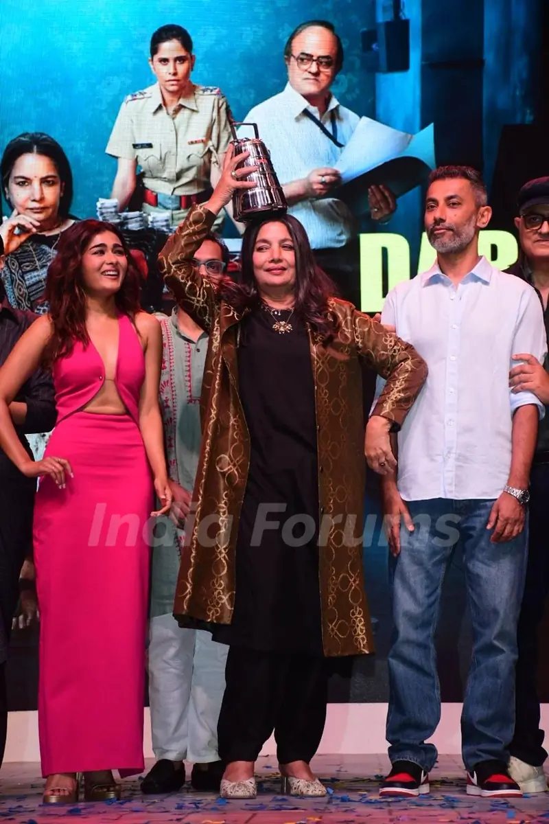 Shabana Azmi and Shalini Pandey attend the trailer launch of Netflix series Dabba Cartel