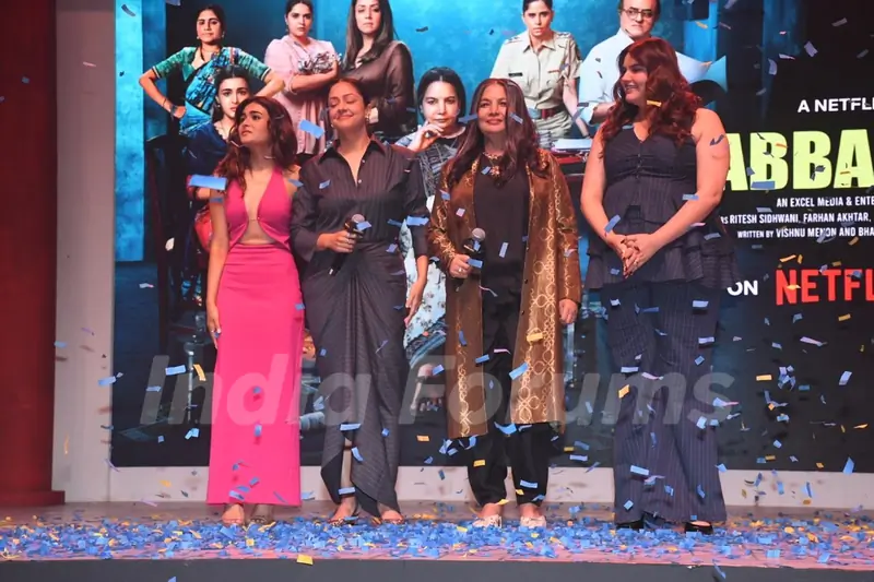Shabana Azmi, Anjali Anand, Shalini Pandey and Jyotika attend the trailer launch of Netflix series Dabba Cartel