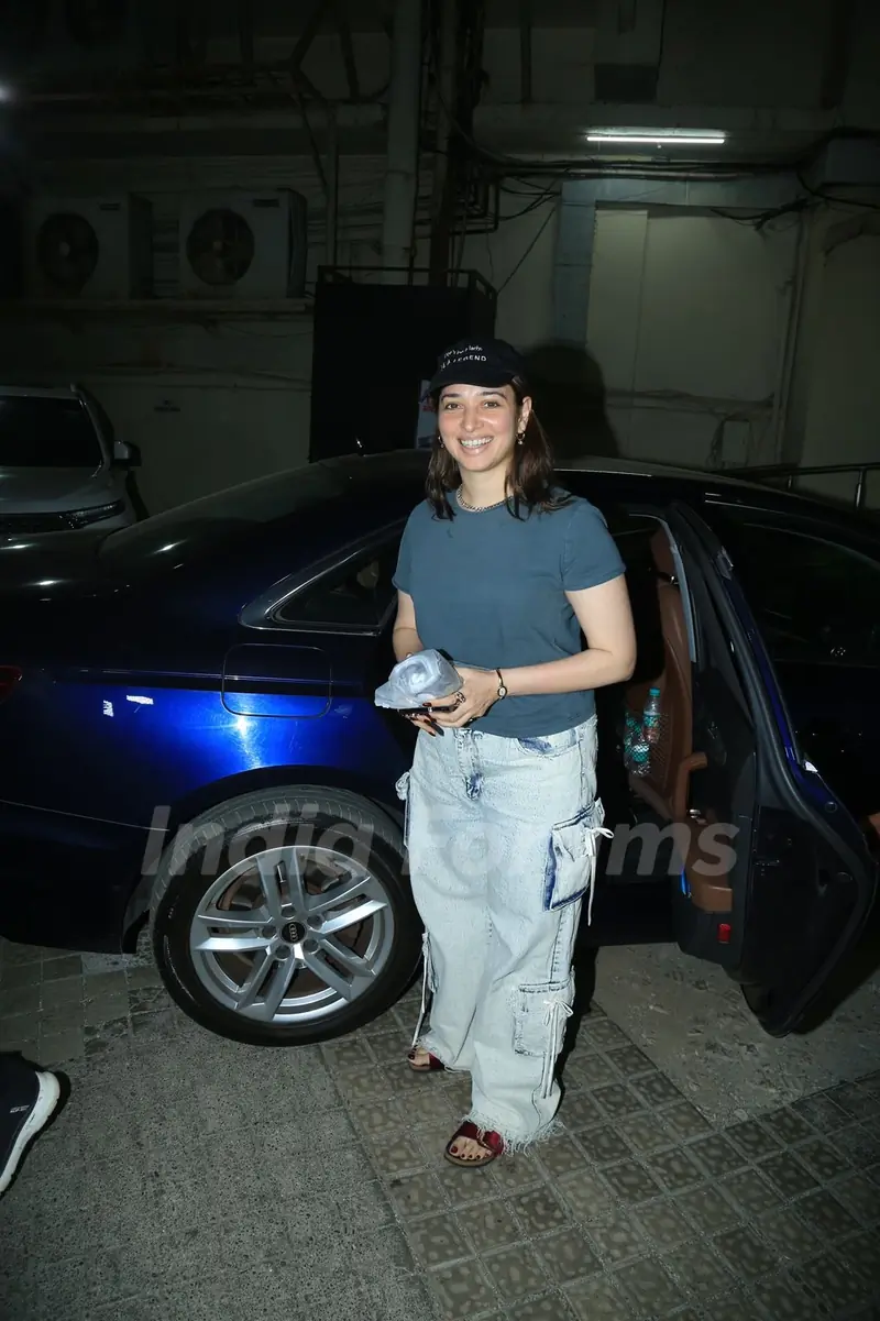 Tamannaah Bhatia snapped in the city