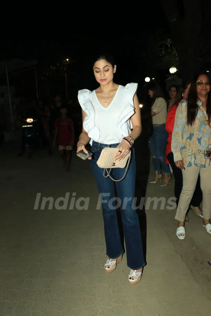 Shamita Shetty snapped in the city