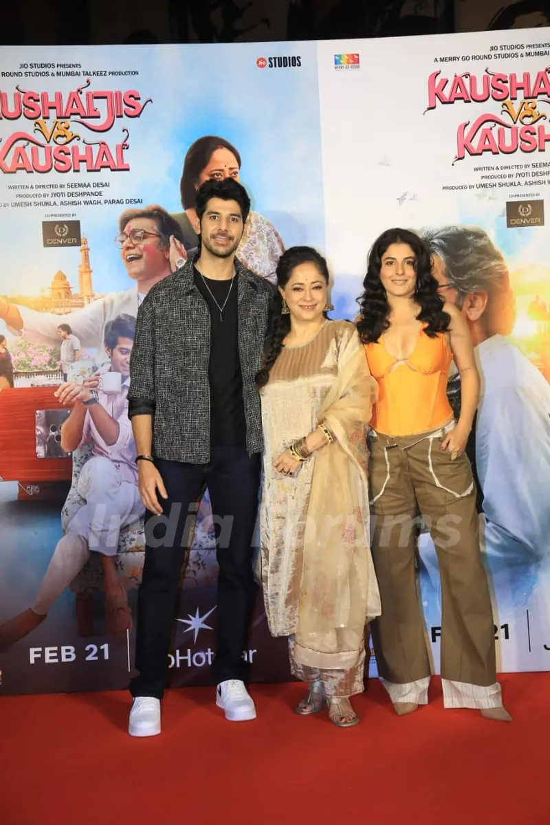 Sheeba Chadha and Isha Talwar attend the premiere of Kaushaljis VS Kaushal