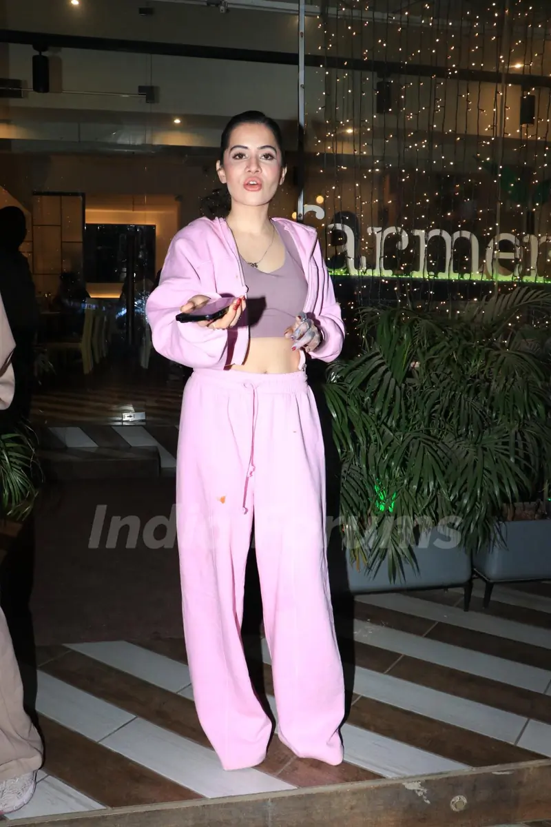 Uorfi Javed snapped in the city