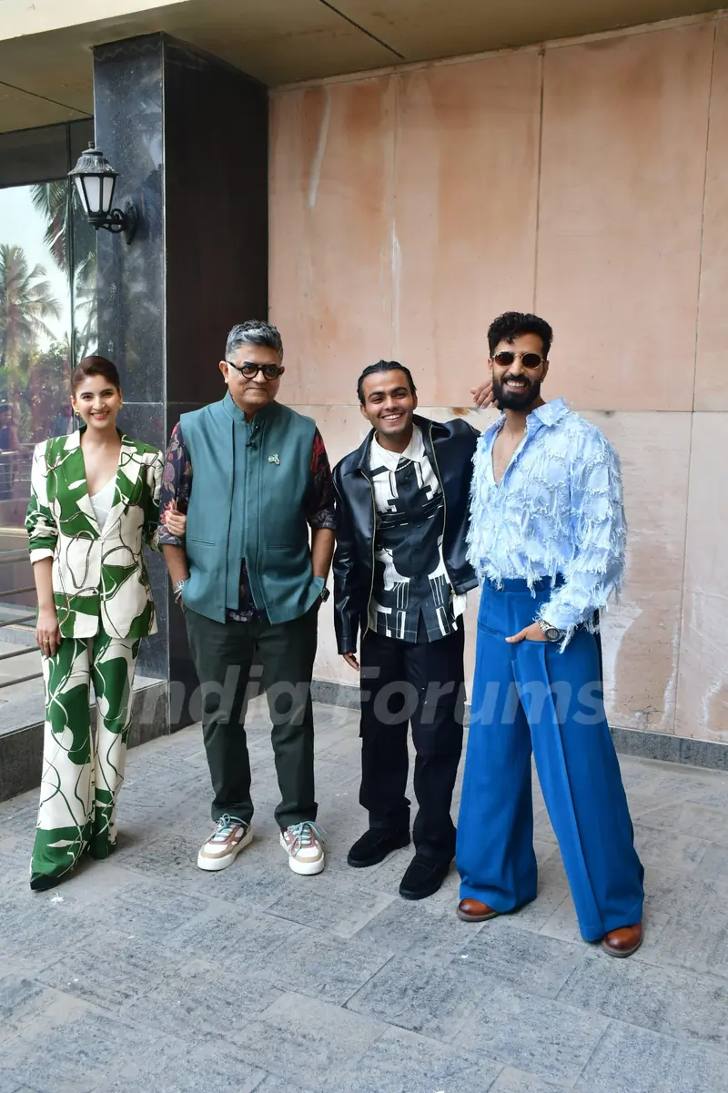 Gajraj Rao, Sparsh Shrivastav, Shivani Raghuvanshi and Bhuvan Arora snapped promoting Dupahiya