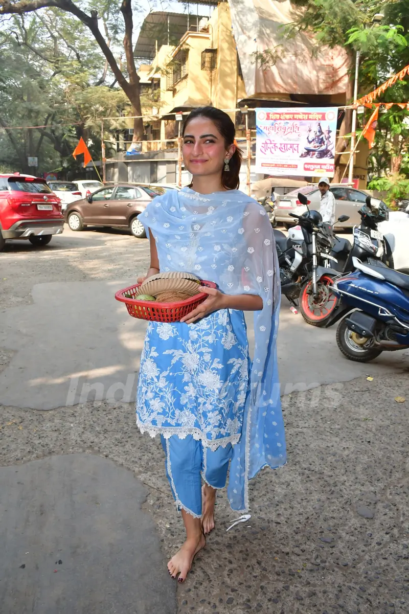 Palak Tiwari snapped in the city 