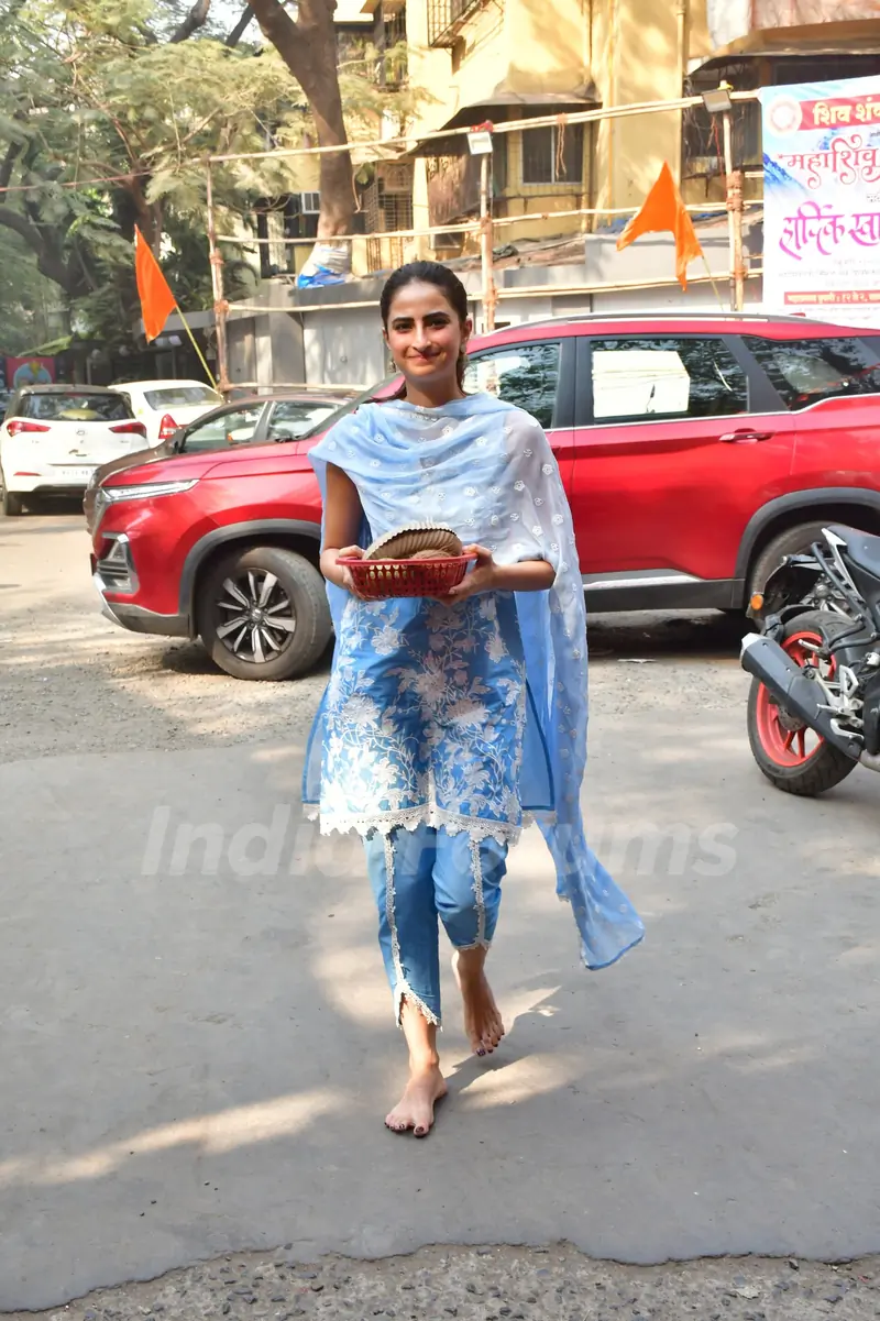 Palak Tiwari snapped in the city 