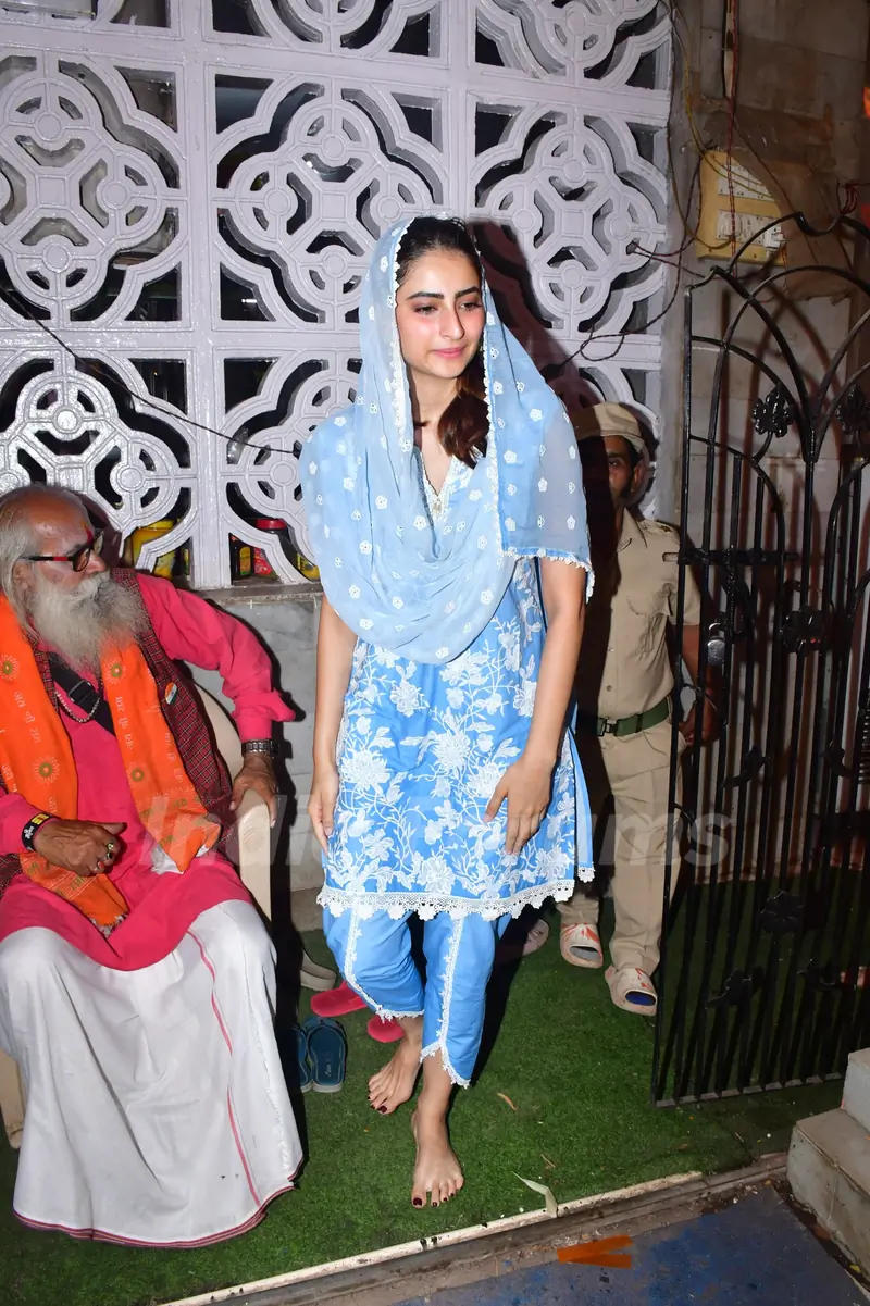 Palak Tiwari snapped in the city 