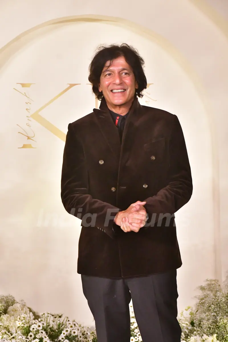 Chunky Panday grace Ashutosh Gowariker and Sunita Gowariker’s son wedding reception