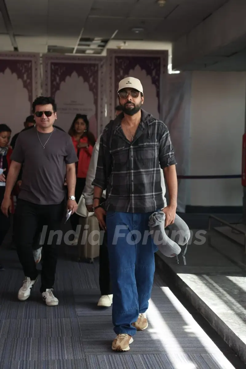 Vijay Varma and Abhishek Banerjee arrive in Jaipur for the IIFA Digital Awards 2025